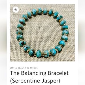 The Balancing Bracelet (Serpentine Jasper)